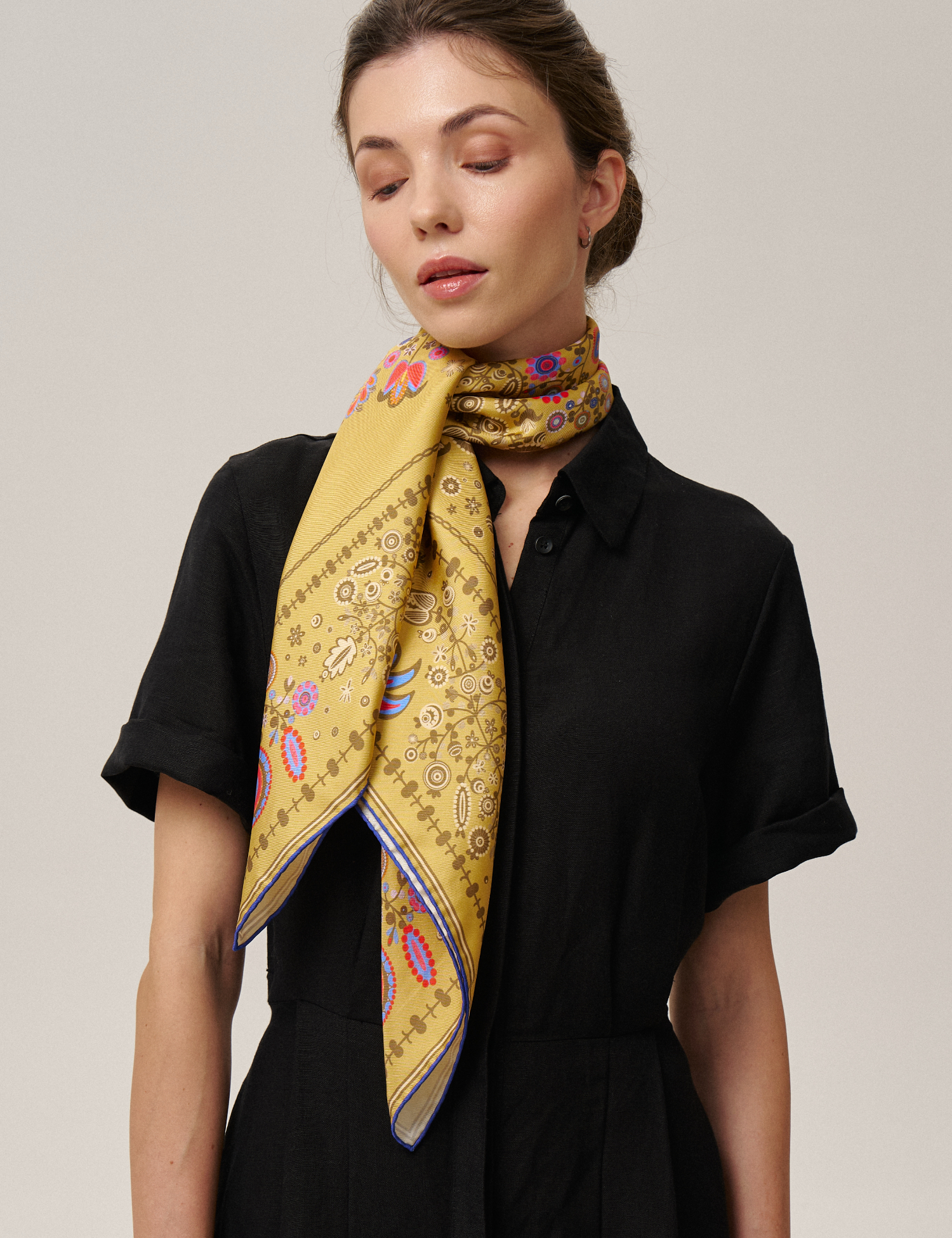 Картинка Шовкова хустина «Слобожанщина. Золоті жнива» 